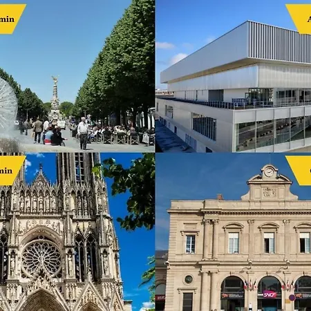 Chez Cath Neuf Cosy Proche Centre-ville * Reims